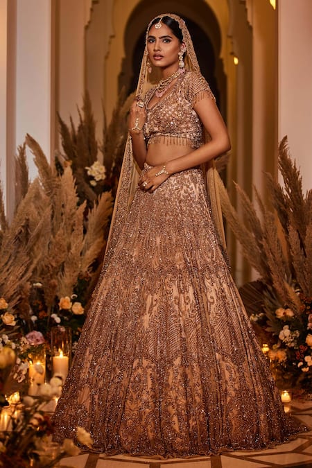 Latest Lehenga Colour Combinations For Winter Brides 2019 Are Here! |  Latest bridal lehenga, Indian bridal dress, Indian bride outfits