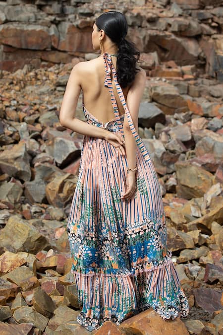 Ocean of outlet elegance maxi dress