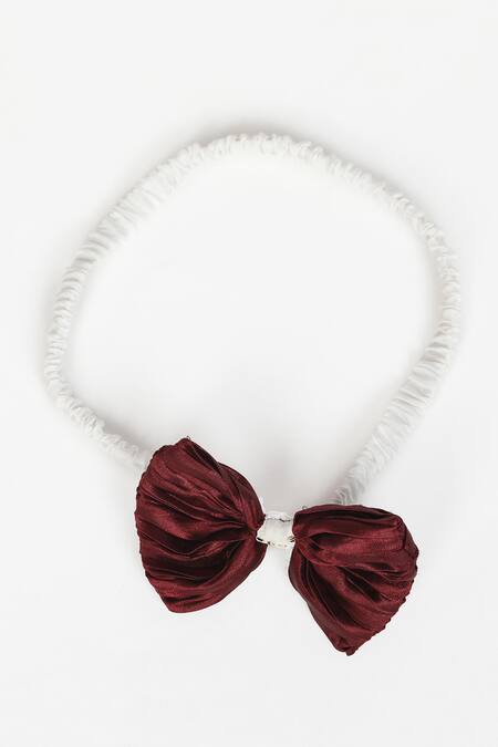 Shop Jelly Jones Maroon Net Sequins, Embroidery Dress Online at Aza Fashions Shop_Jelly Jones_Maroon Net Sequins, Embroidery Dress_Online_at_Aza_Fashions