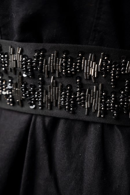 Black sequin clearance belt