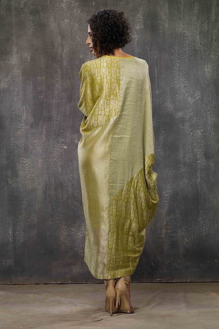 Bodhi Tree Woven Colourblock Dress 