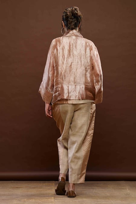 Bodhi Tree Colourblock Pant Set With Jacket  