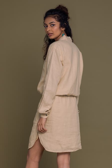 Reistor Collared Shirt Dress 