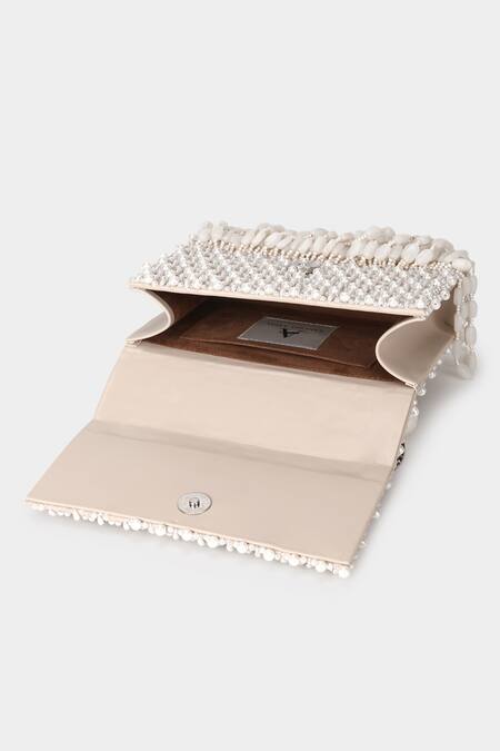 Buy_Aanchal Sayal_White Embellished Dove Mini Bag_Online_at_Aza_Fashions