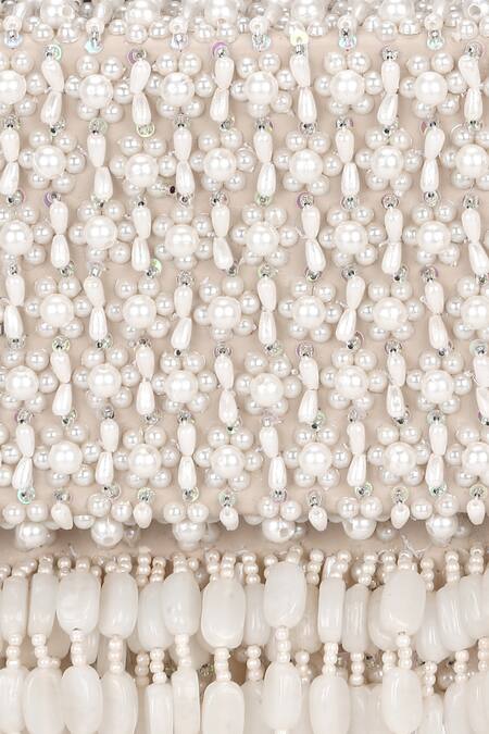 Shop_Aanchal Sayal_White Embellished Dove Mini Bag_Online_at_Aza_Fashions