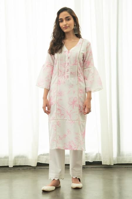 Roze Alia Printed Kurta & Pant Set 