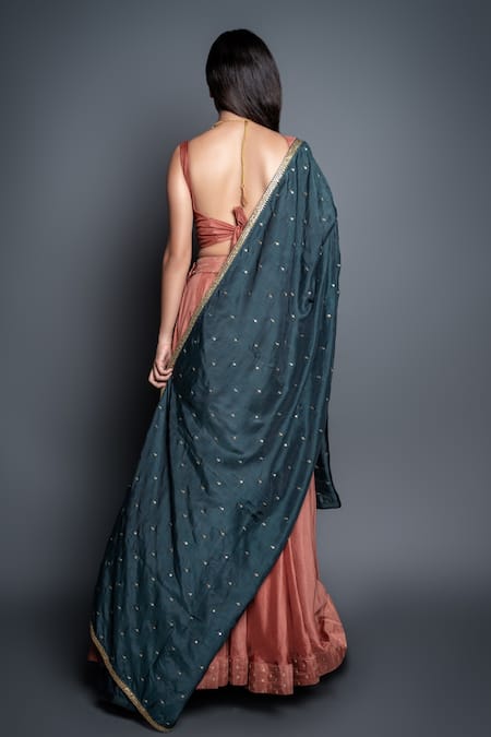 Shahmeen Husain Cotton Silk Lehenga Set 