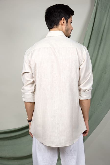 The MeN'S Kompany Linen Cotton Shirt 