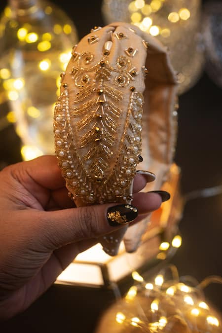 Choko Embellished Silk Hairband 