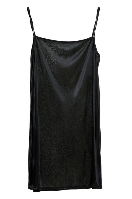 Kommal Sood Purple Georgette High Neck Dress With Inner at Aza Fashions Kommal Sood_Purple Georgette High Neck Dress With Inner _at_Aza_Fashions