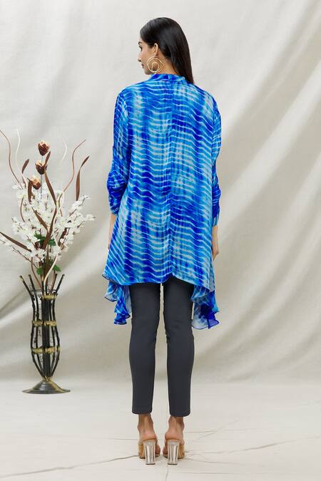 Kommal Sood Tie Dye Asymmetric Tunic 