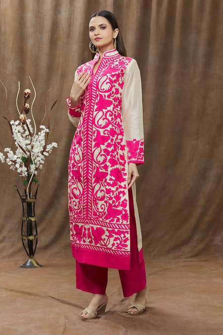Buy Mehbel Lime Green Marquee Tunic with Pant for Women Online @ Tata CLiQ  Luxury