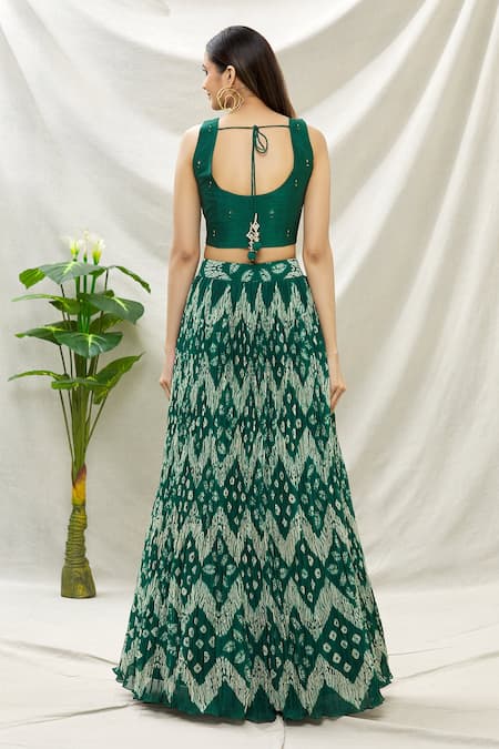 Samyukta Singhania Bandhani Print Lehenga Set 