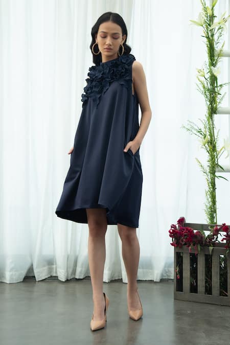 Pleats by Aruni Floral Pleated Dress 