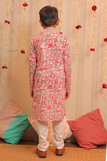 Tiny Colour Kamal Printed Kurta Set 