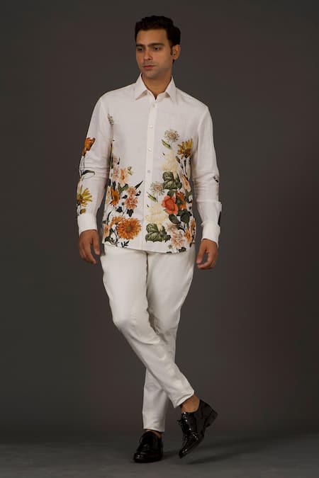 Balance by Rohit Bal Floral Print Shirt 