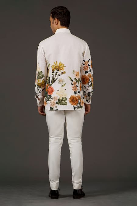 Balance By Rohit Bal Floral Print Shirt 