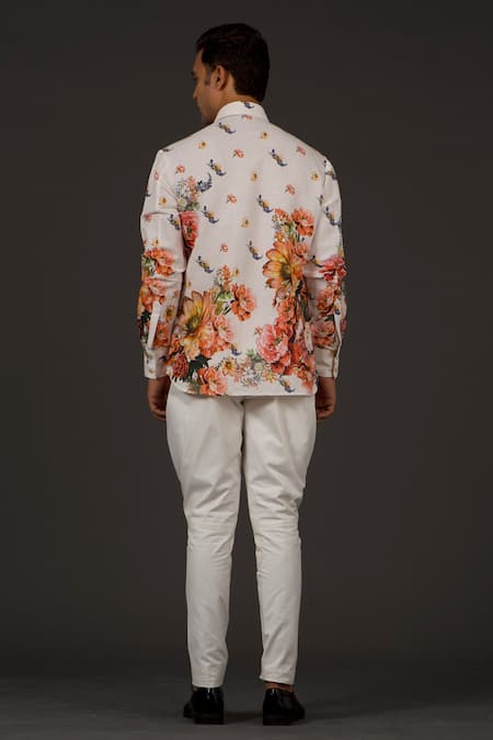 Balance By Rohit Bal Floral Print Shirt 