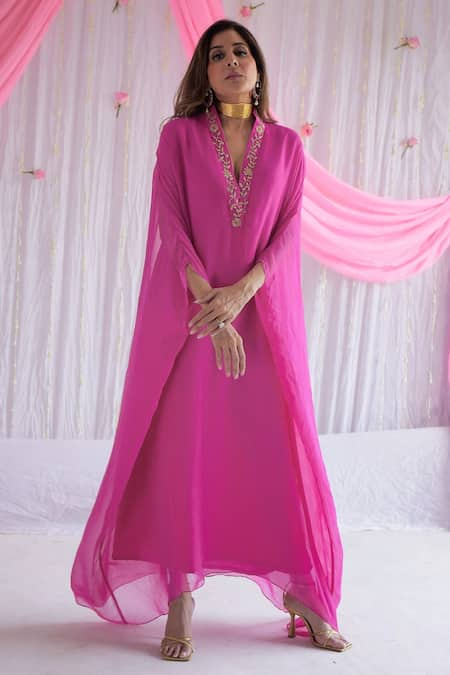 Shorshe Clothing Chiffon Long Kaftan 