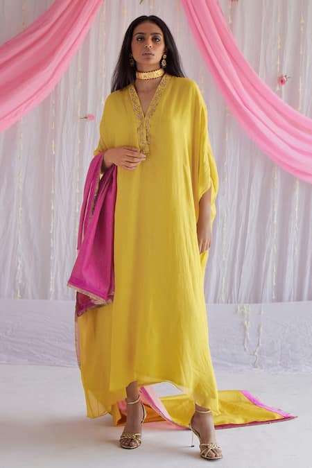 Shorshe Clothing Chiffon Long Kaftan 