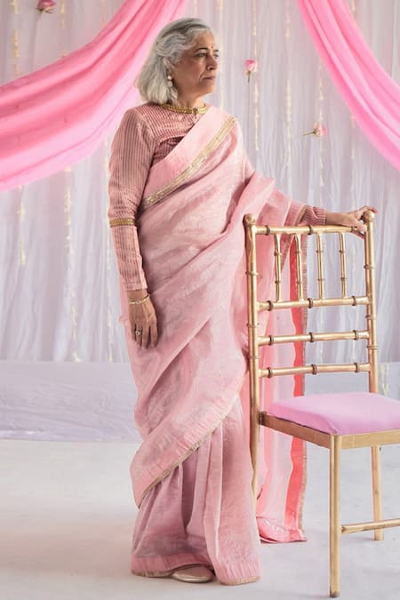 Shorshe Clothing Handloom Tissue Saree 