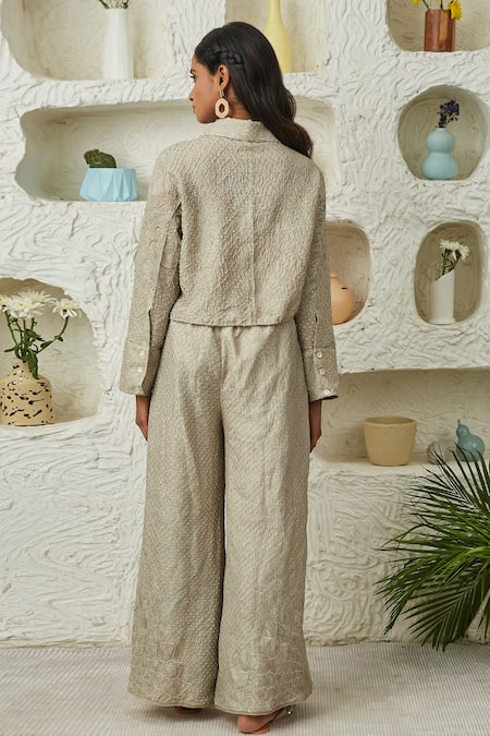 Twenty Nine Crushed Bandhani Front Tie Shirt 