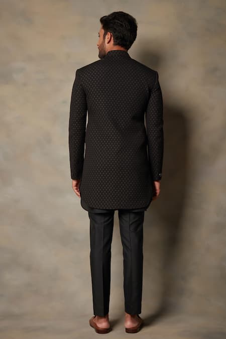 Gargee Designers Textured Sherwani Set 