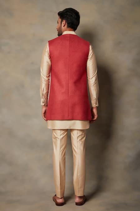 Gargee Designers Embroidered Bundi & Kurta Set 