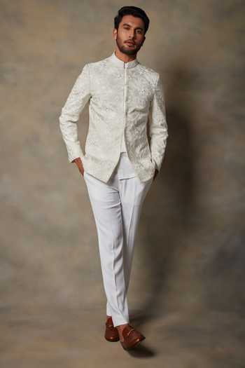 Gargee Designers Embroidered Bandhgala Set 