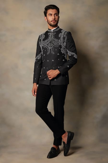 Gargee Designers Embroidered Bandhgala Set 