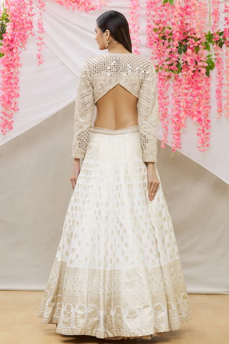 Neha Mehta Couture Zardozi Embroidered Gown 