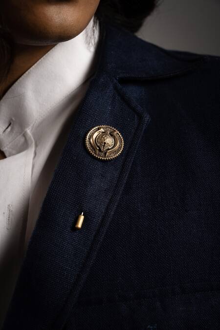 Cosa Nostraa Gold Warrior Charm Gift Set Online at Aza Fashions Cosa Nostraa_Gold Warrior Charm Gift Set _Online_at_Aza_Fashions