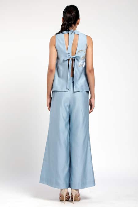 Madder Much Lea Embroidered Top & Pant Set 