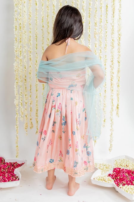 MR Brat Floral Print Lehenga Set 