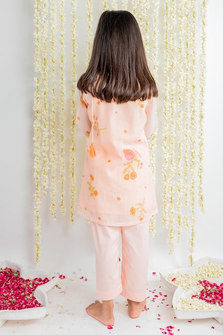 MR Brat Floral Print Kurta & Pant Set 