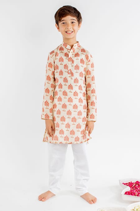 MR Brat Tree Print Kurta Set 