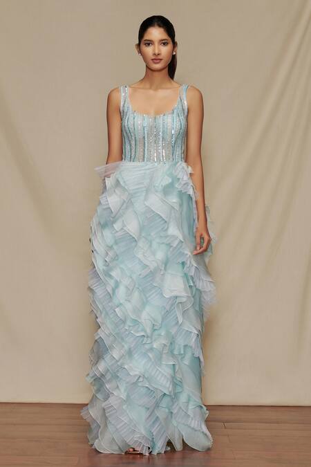 Sugar Kayne C326 Girls Preteens Pageant Dress Ruffled Long Skirt High –  Glass Slipper Formals
