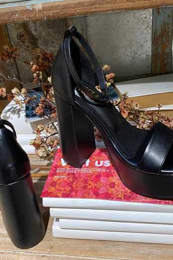 Tiesta Black Lisbon Block Heels Online at Aza Fashions Tiesta_Black Lisbon Block Heels _Online_at_Aza_Fashions