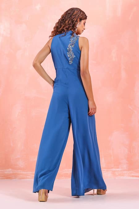 Mirroir Placement Embroidered Jumpsuit 
