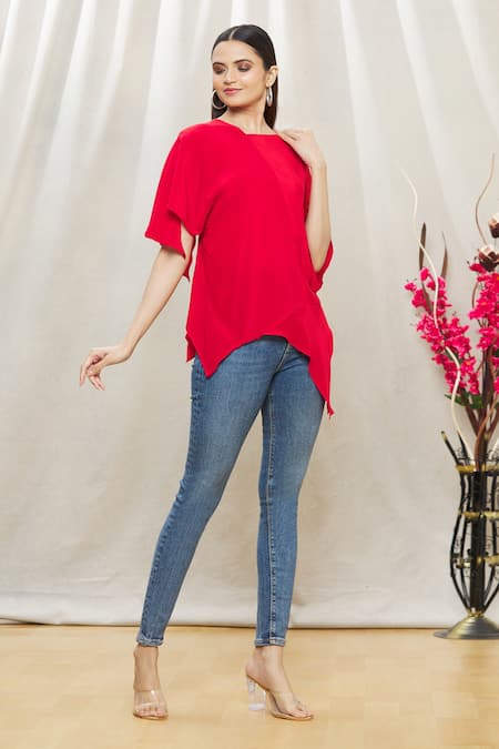 Megha Garg Draped Asymmetric Tunic 