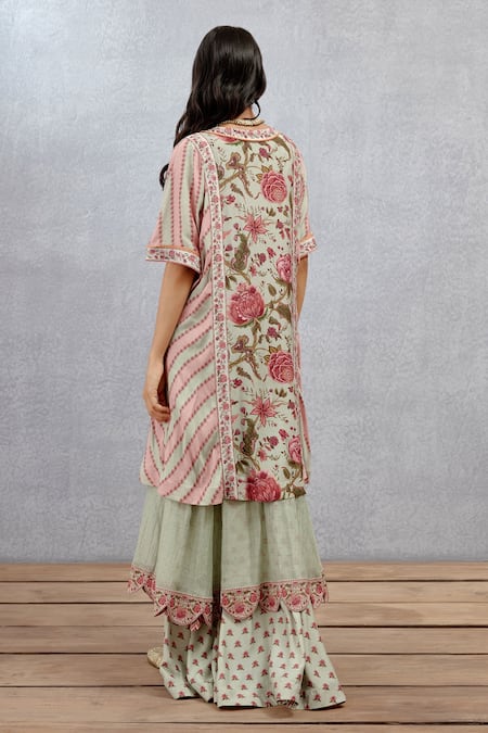 Torani Jaituni Ishana Chintz Print Ghera 