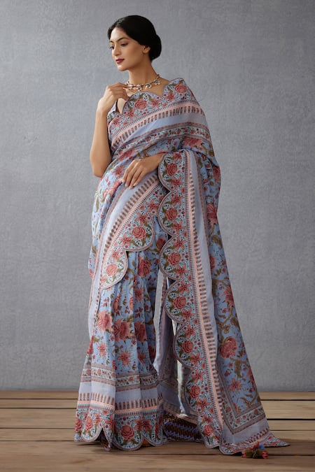 Torani Samsara Vanida Handwoven Chanderi Saree 