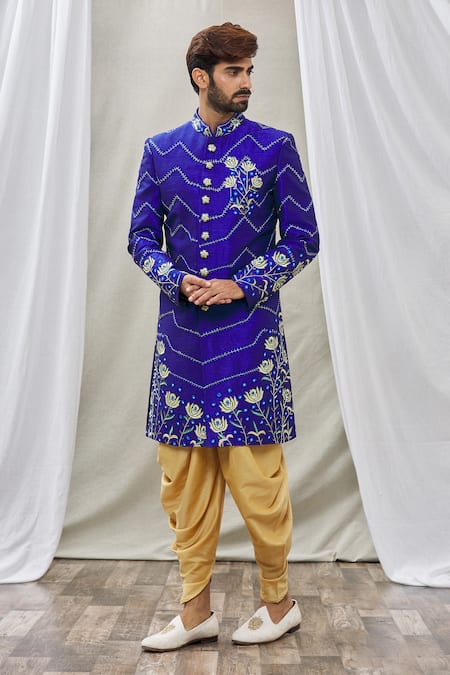 Aryavir Malhotra Embroidered Sherwani Set 