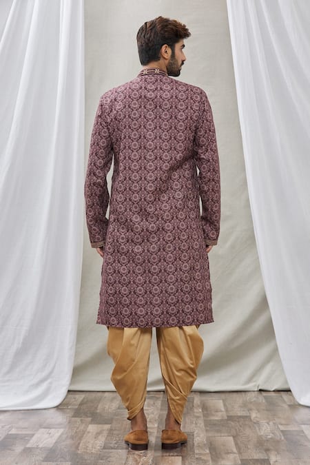 Arihant Rai Sinha Mirror Embroidered Placket Kurta 