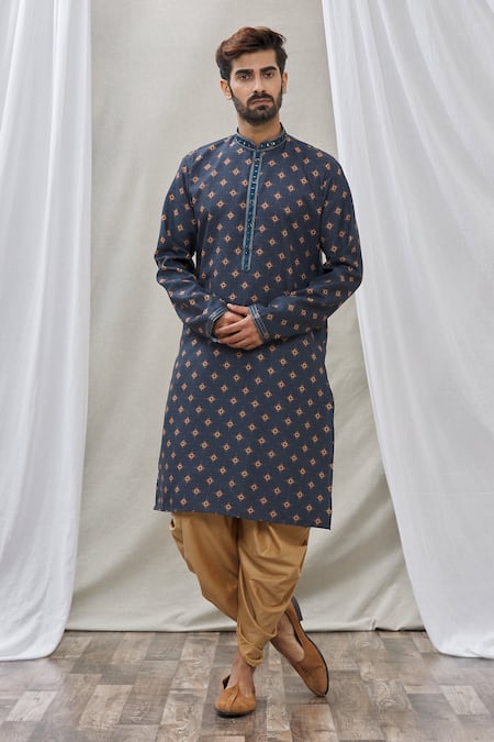 Arihant Rai Sinha Floral Motifs Print Kurta 