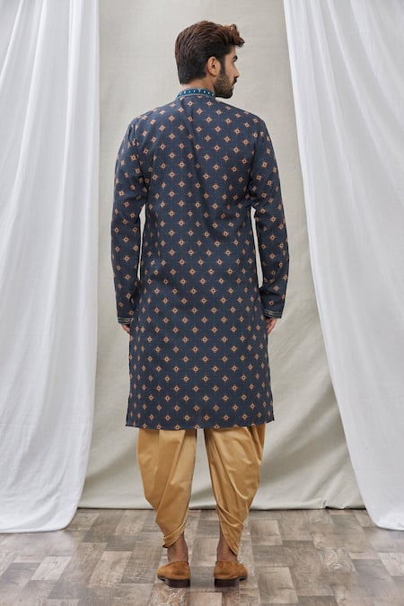 Arihant Rai Sinha Floral Motifs Print Kurta 