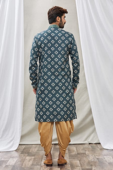 Arihant Rai Sinha Cotton Floral Print Kurta 
