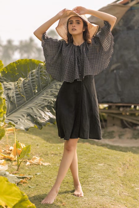 Vaani Beswal Melany Cape Dress 