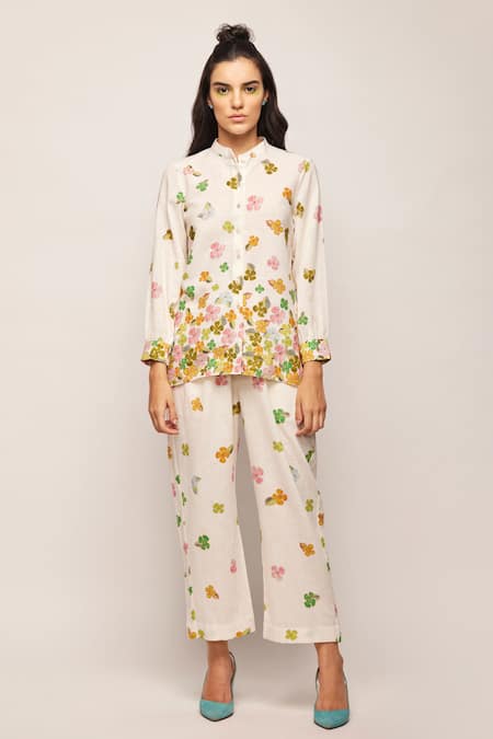 Swati Vijaivargie Floral Print Shirt 