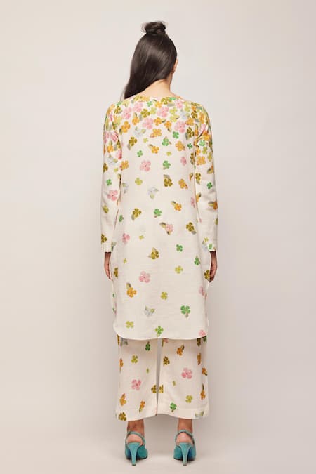 Swati Vijaivargie Floral Print Kurta 